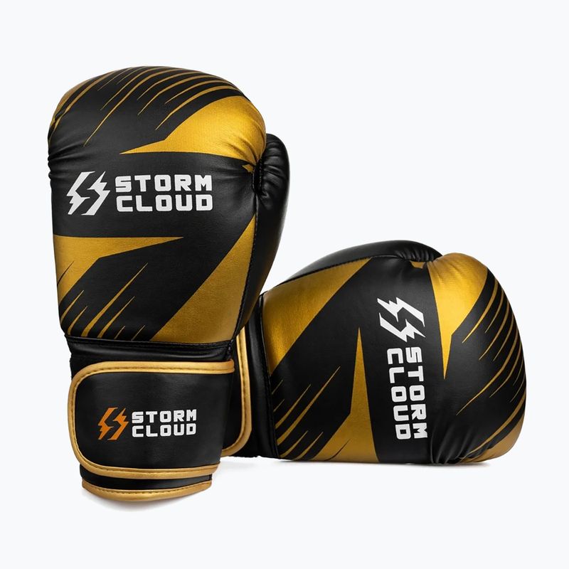Рукавиці боксерські StormCloud Lynx 2.0 black/gold 3