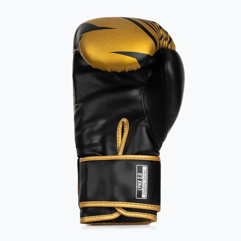 Рукавиці боксерські StormCloud Lynx 2.0 black/gold 5