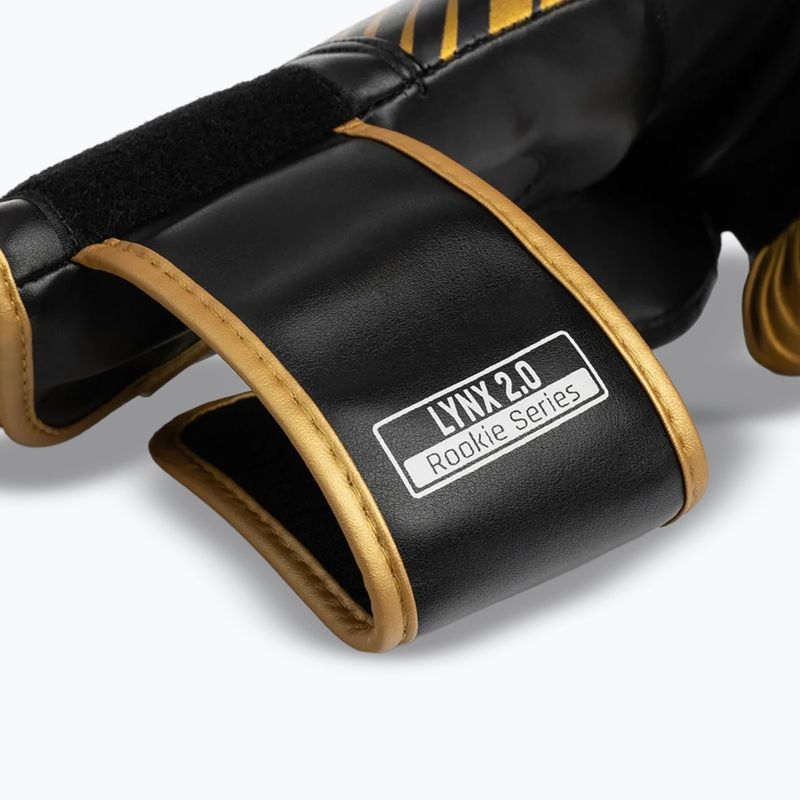 Рукавиці боксерські StormCloud Lynx 2.0 black/gold 9