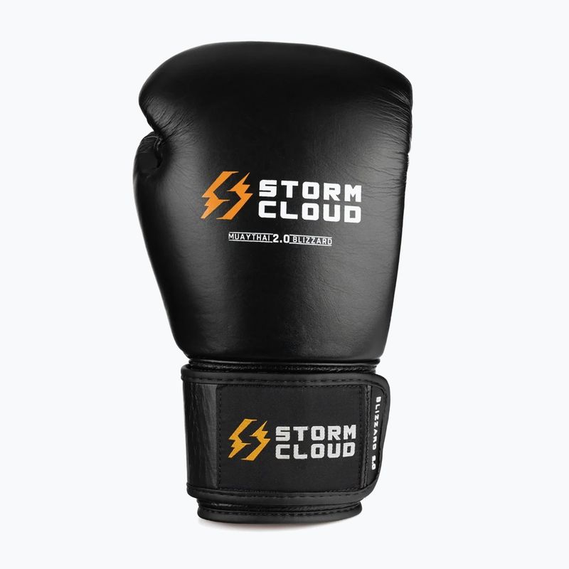 Рукавиці боксерські StormCloud Muay Thai Blizzard 2.0 black/white 2