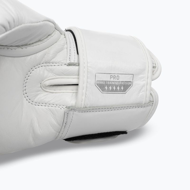 Рукавиці боксерські StormCloud Muay Thai Blizzard 2.0 white/silver 8