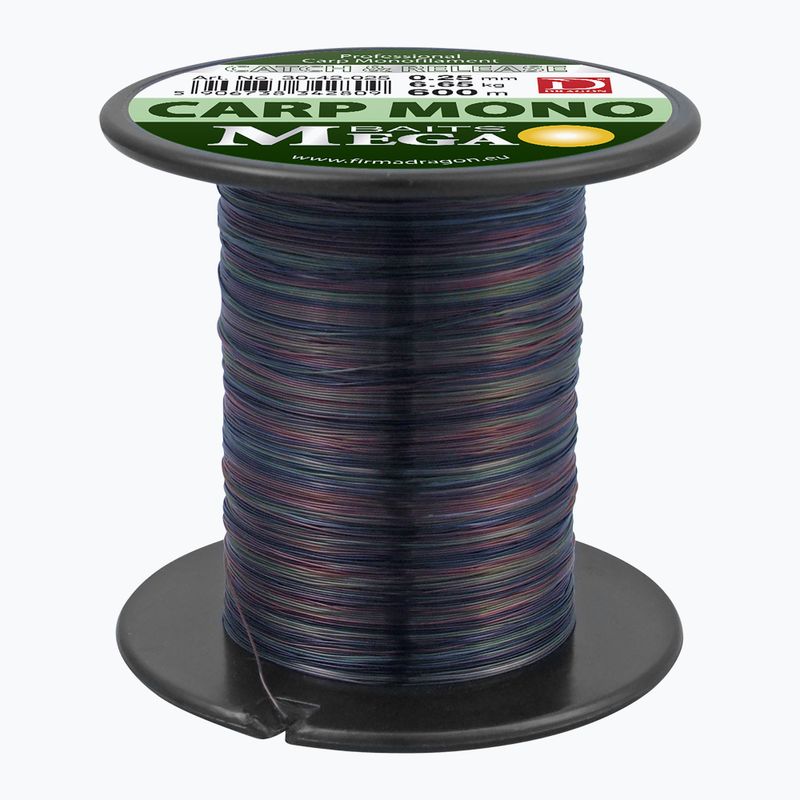 Волосінь коропова DRAGON MegaBaits Carp Mono кольорова TDC-30-24