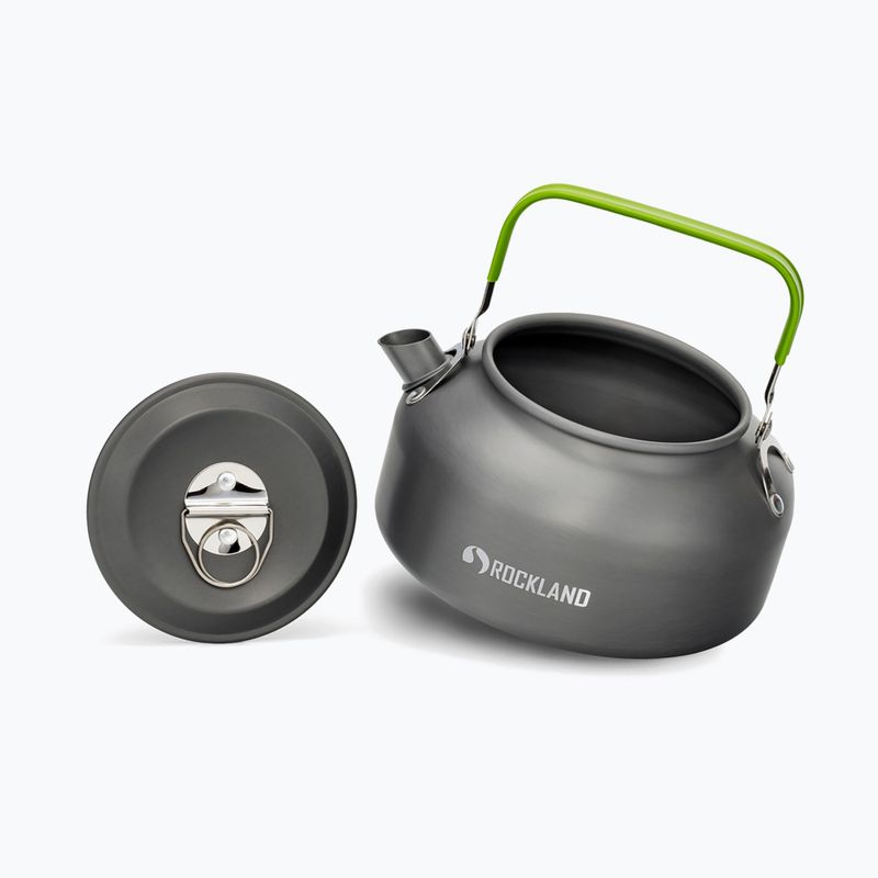 Чайник туристичний Rockland 0,8 л grey/green 3