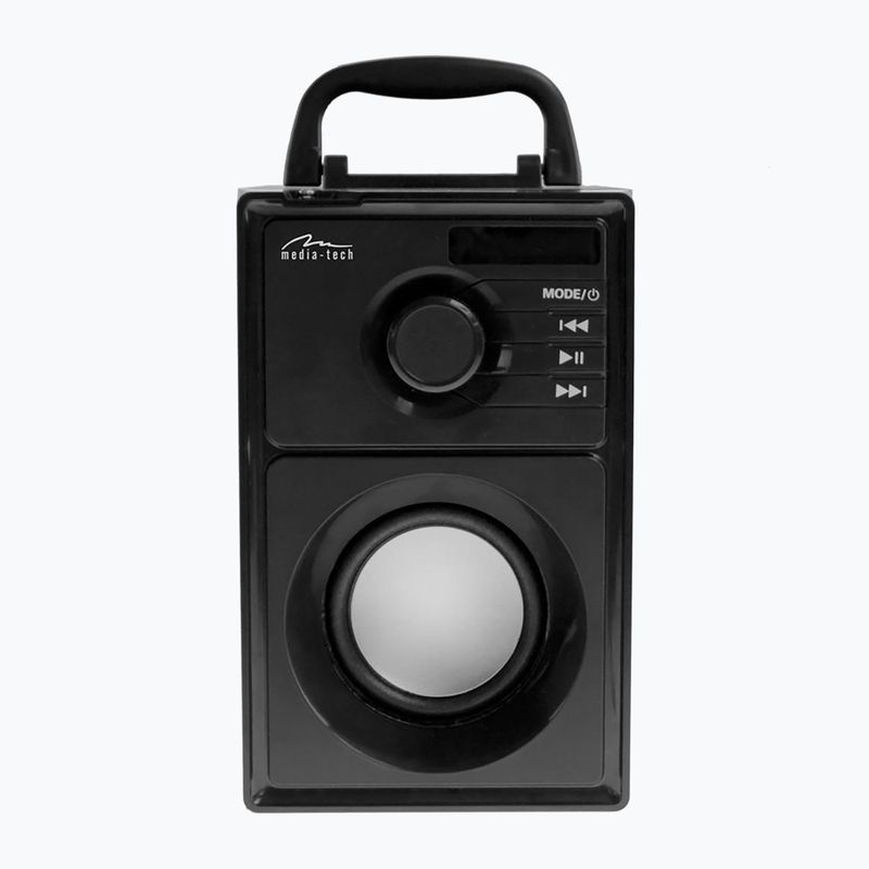 Мобільна колонка Media-Tech Boombox Silver чорний/срібний