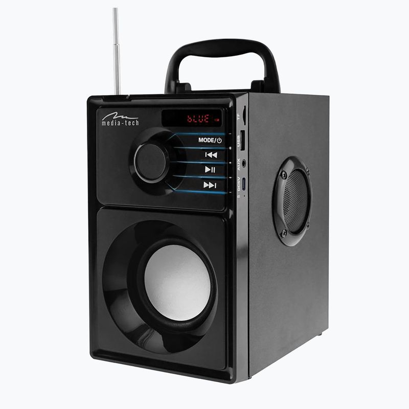 Мобільна колонка Media-Tech Boombox Silver чорний/срібний 4