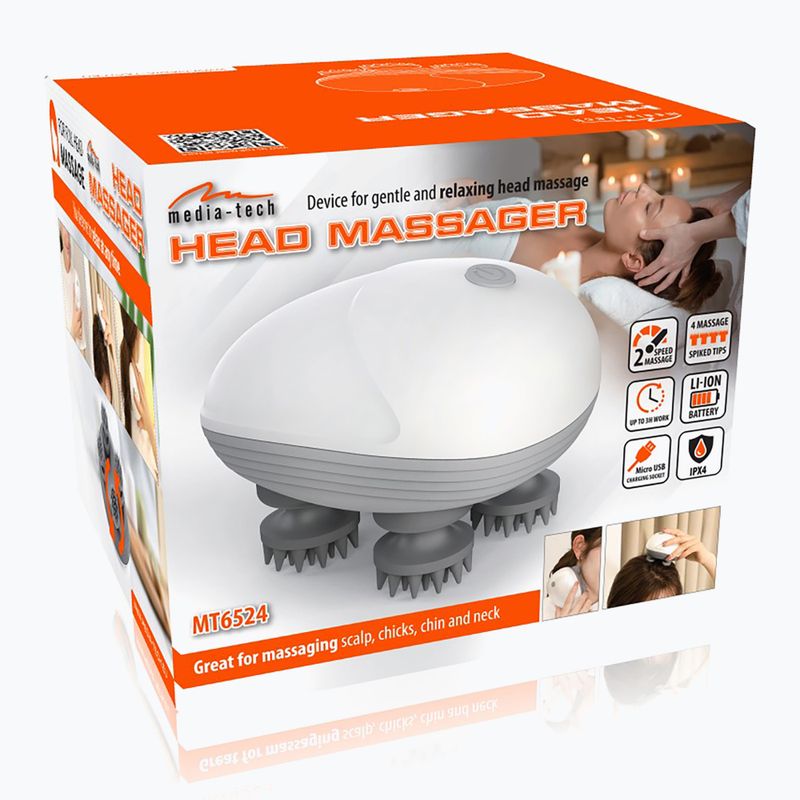Масажер Media-Tech MT6524 білий/сірий 8