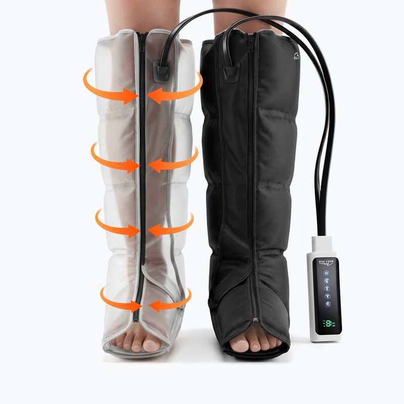 Лімфатичний масажер для ніг Media-Tech Air Compression Lymphatic Drainage black 9