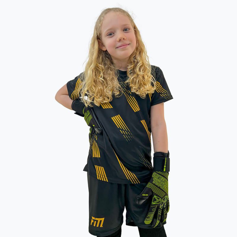 Рукаваці воротарські дитячі Football Masters Fenix green fluo 3