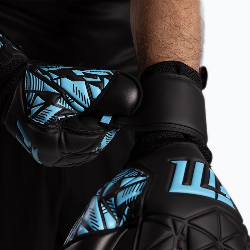Рукавиці воротарські Football Masters Invictus X Training black/blue 7