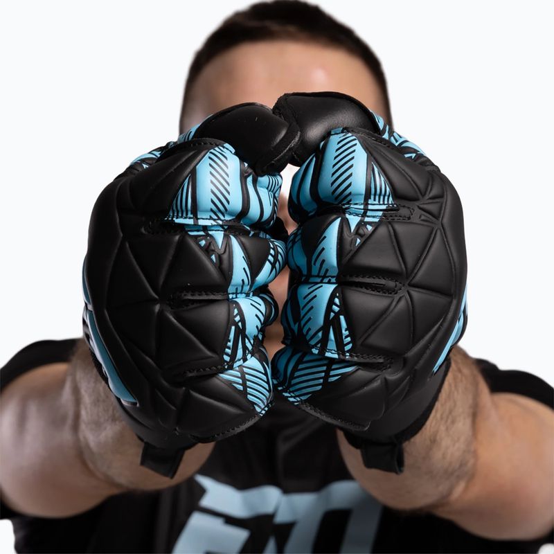 Рукавиці воротарські Football Masters Invictus X Training black/blue 9