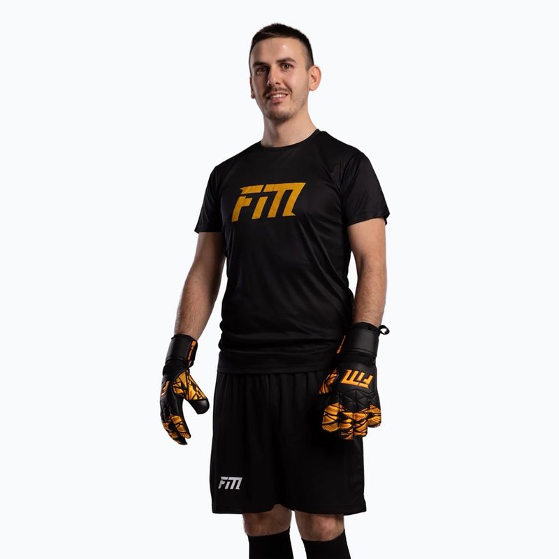 Рукавиці воротарські Football Masters Invictus X Training black/orange 2