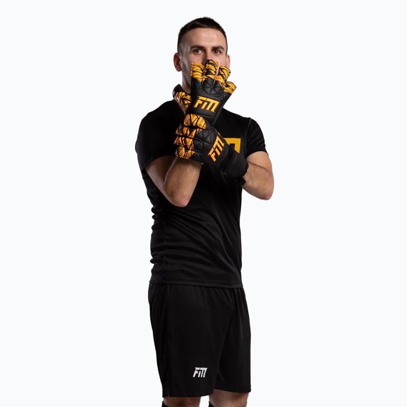 Рукавиці воротарські Football Masters Invictus X Training black/orange 3