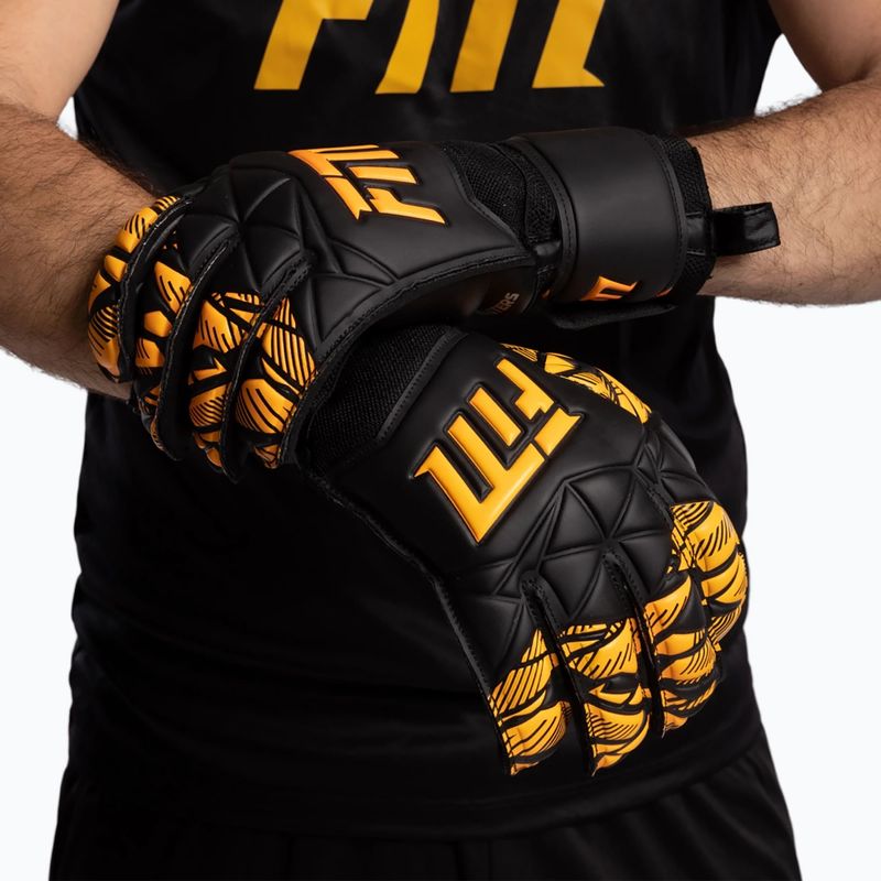 Рукавиці воротарські Football Masters Invictus X Training black/orange 6