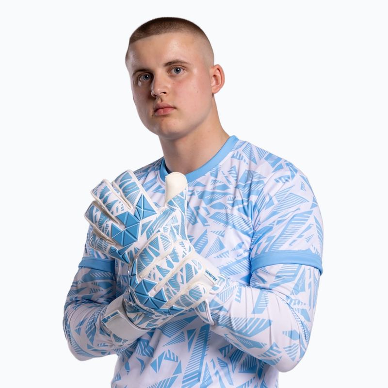 Рукавиці воротарські Football Masters Invictus X PRO white/blue 2
