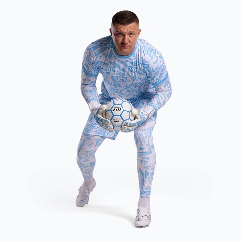 Рукавиці воротарські Football Masters Invictus X PRO white/blue 5