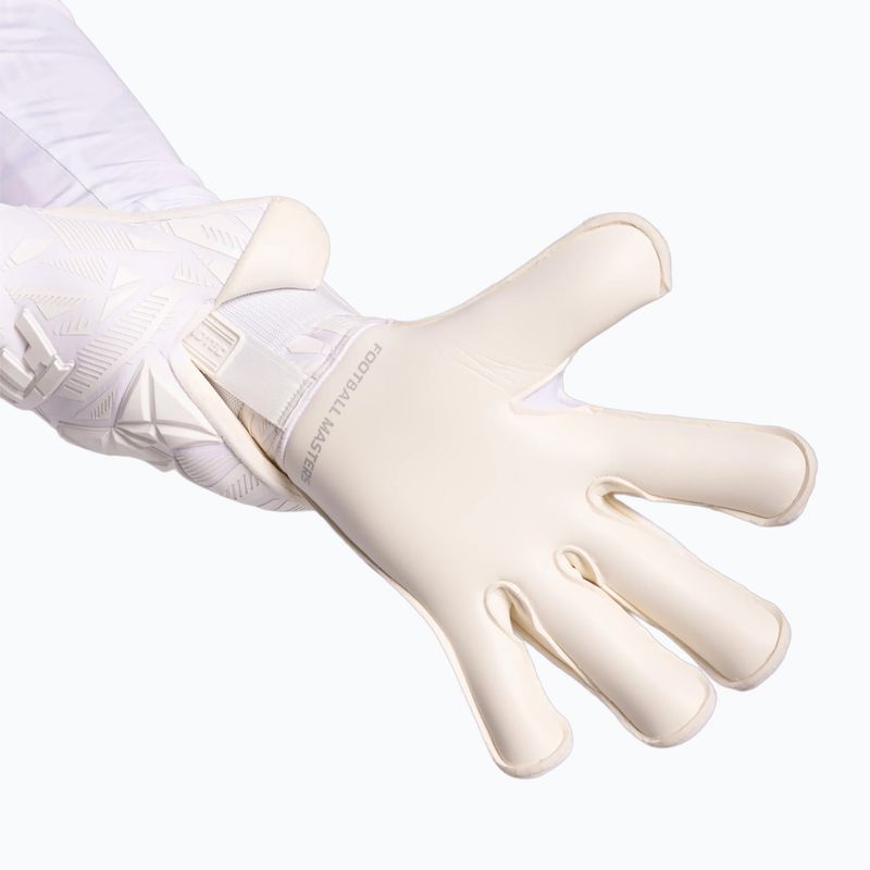 Рукавиці воротарські Football Masters Invictus X PRO all white 5