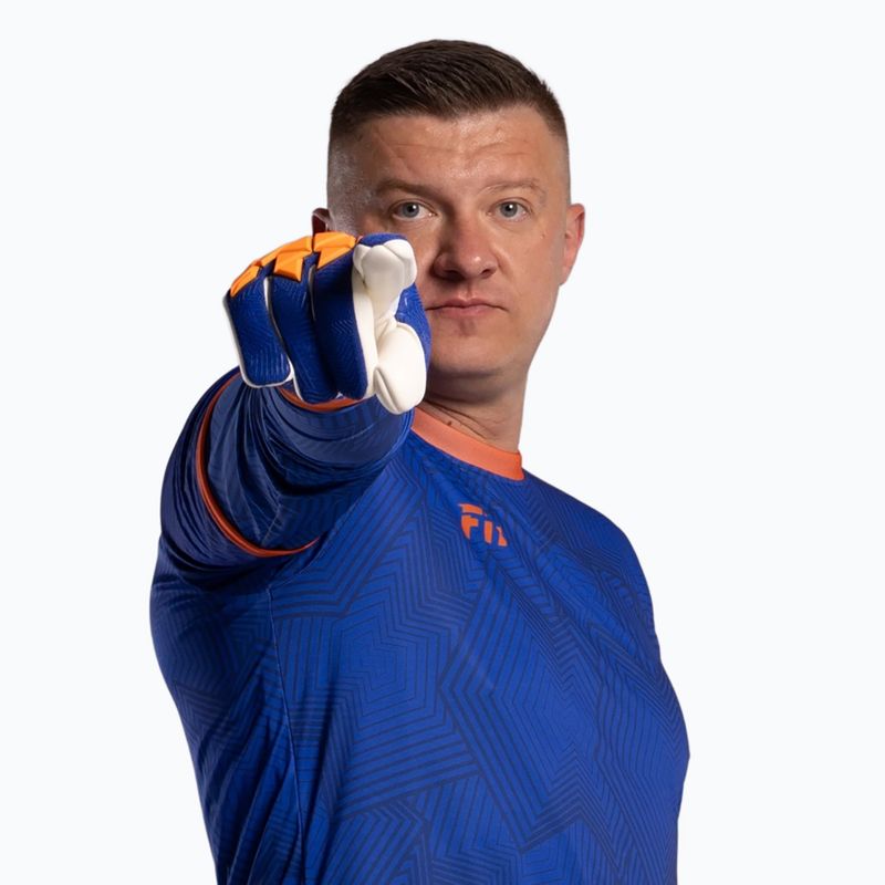 Рукавиці воротарські Football Masters Varis X PRO blue/orange 5