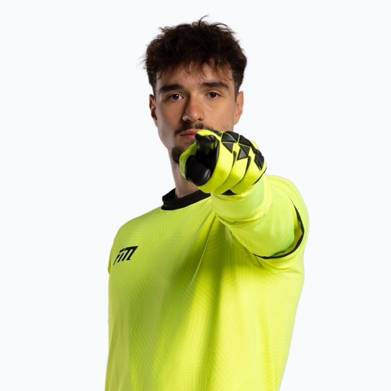 Рукавиці воротарські Football Masters Varis X PRO yellow fluo 2