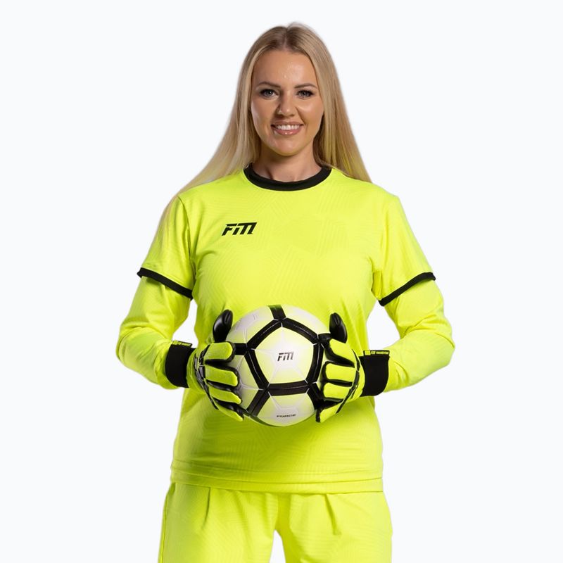 Рукавиці воротарські Football Masters Varis X PRO yellow fluo 3