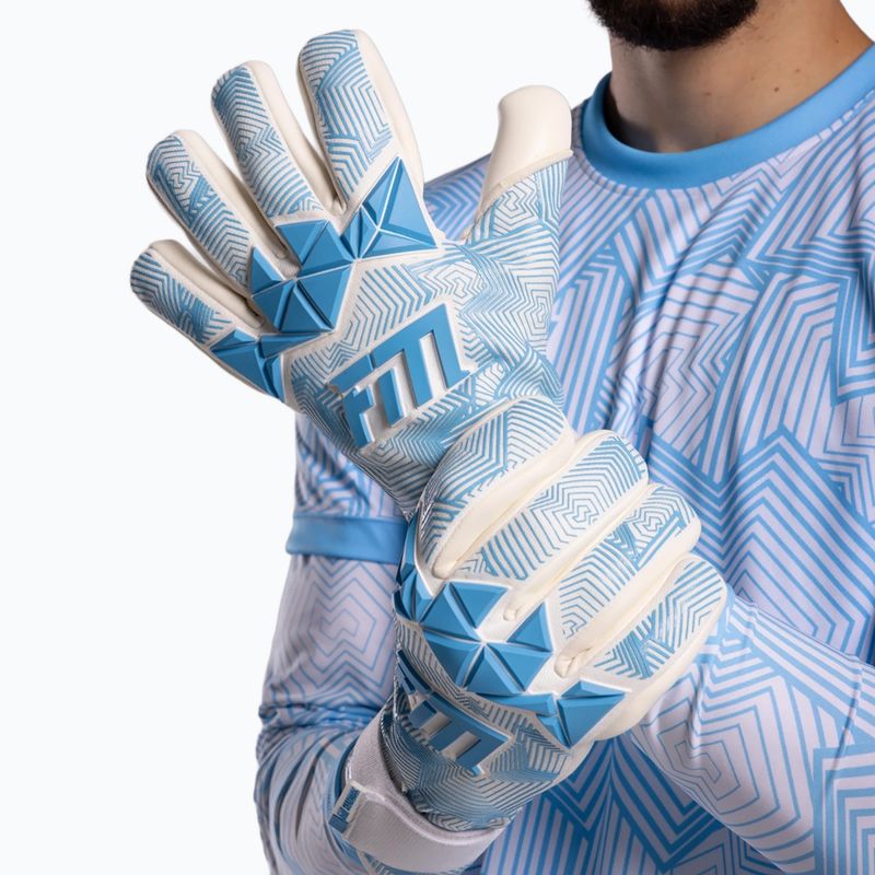 Рукавиці воротарські Football Masters Varis X PRO white/blue 6