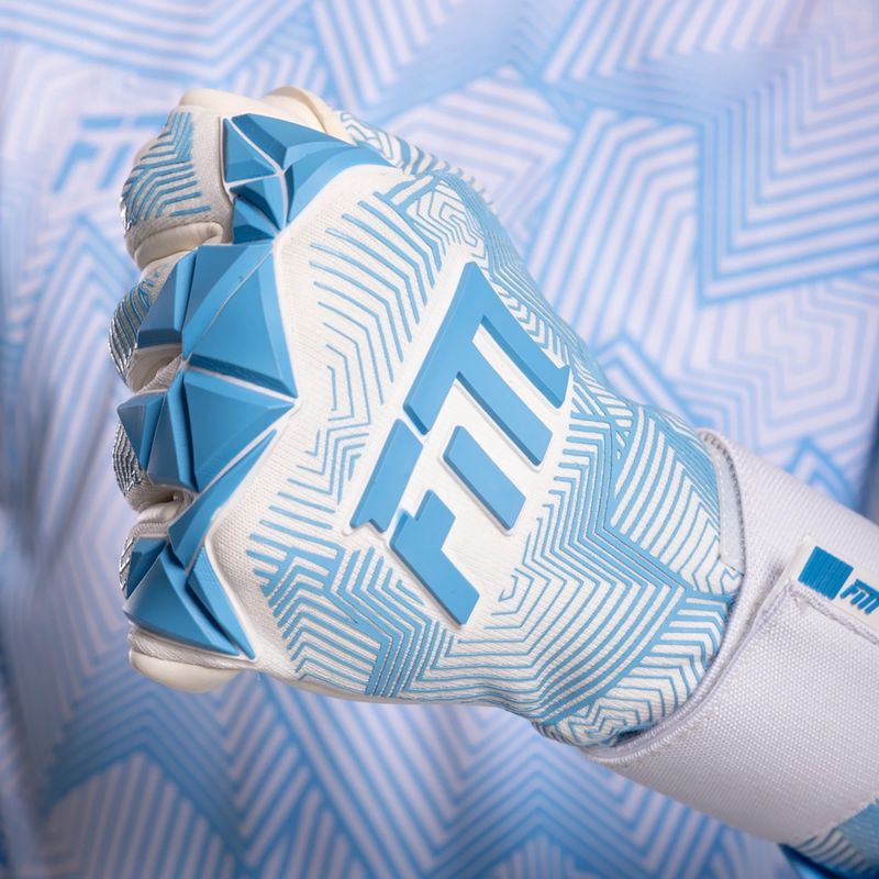 Рукавиці воротарські Football Masters Varis X PRO white/blue 7