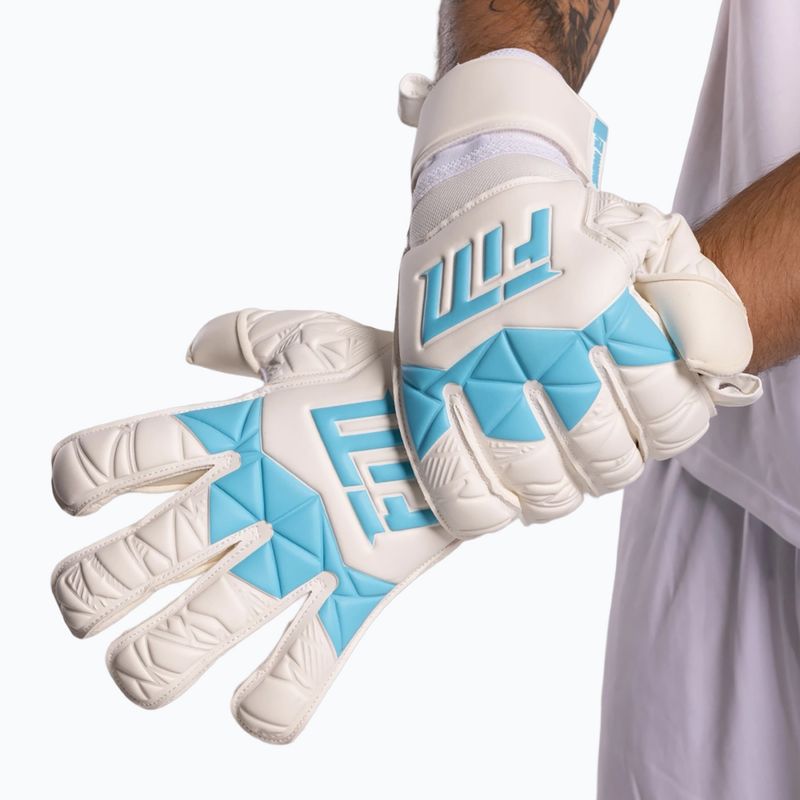Рукавиці воротарські Football Masters Invictus X white/blue 8