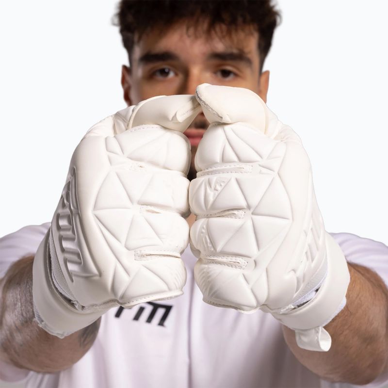 Рукавиці воротарські Football Masters Invictus X all white 8