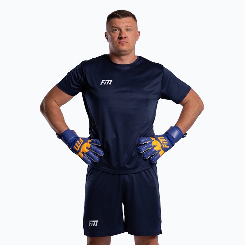 Рукавиці воротарські Football Masters Invictus X blue/orange 4