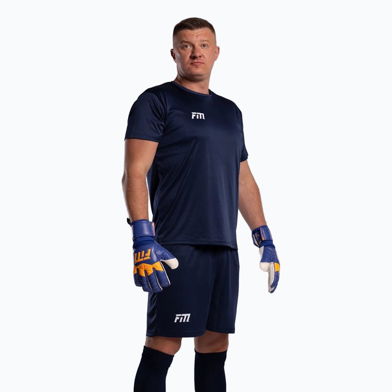 Рукавиці воротарські Football Masters Invictus X blue/orange 5