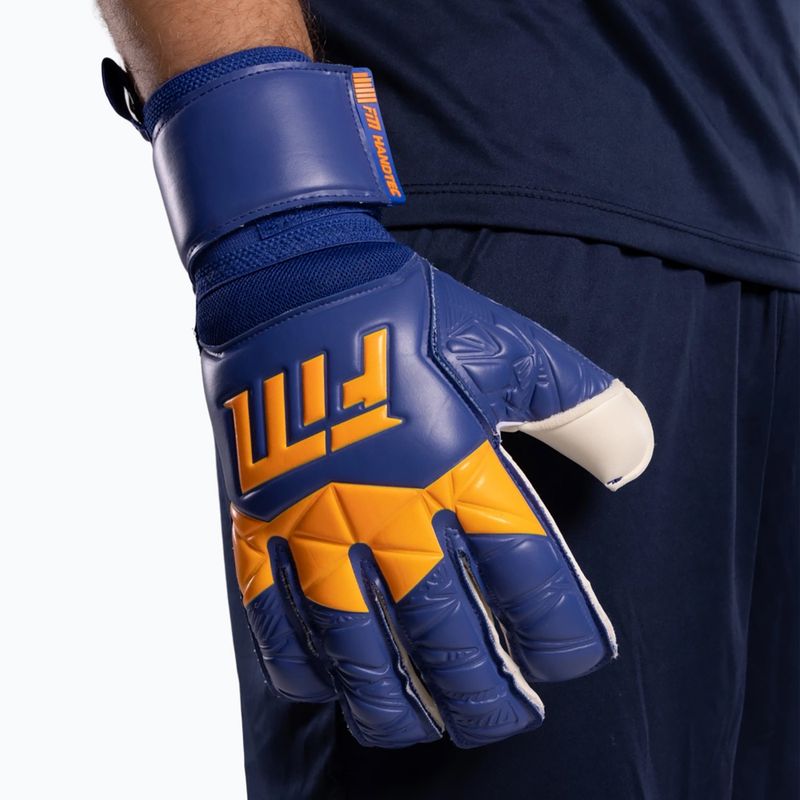 Рукавиці воротарські Football Masters Invictus X blue/orange 6