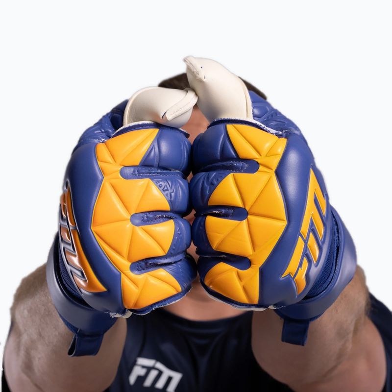 Рукавиці воротарські Football Masters Invictus X blue/orange 9