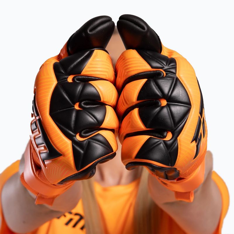Рукавиці воротарські Football Masters Varis X orange fluo 9