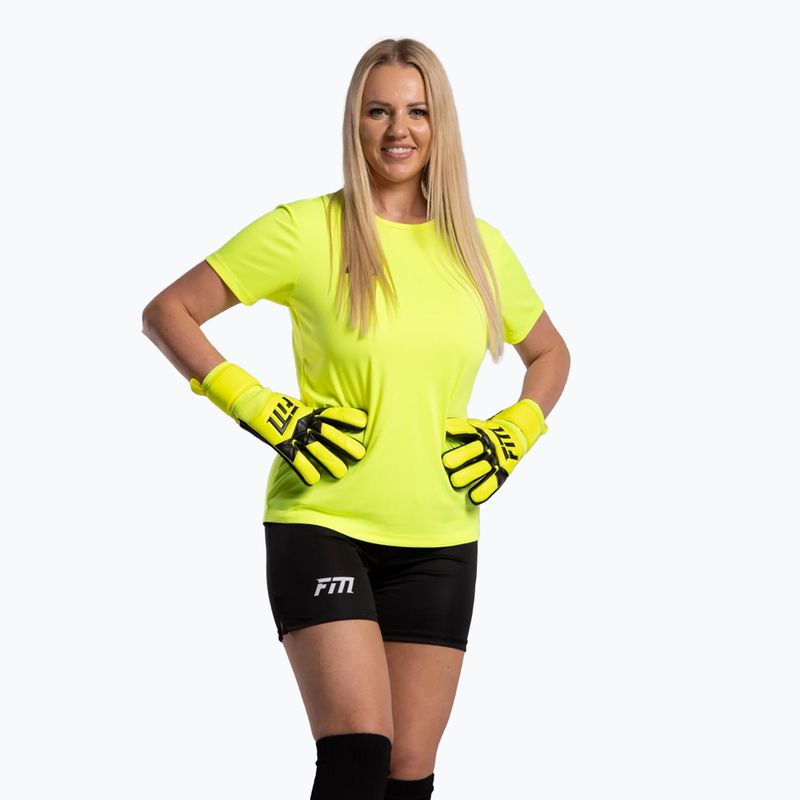 Рукавиці воротарські Football Masters Varis X yellow fluo 7