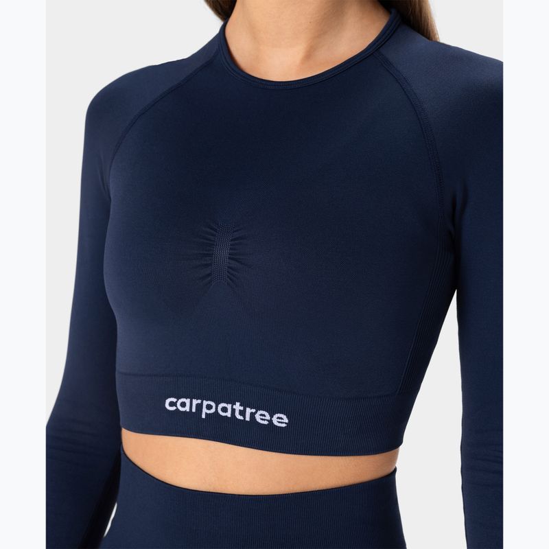 Лонгслів для тренувань жіночий Carpatree Allure Seamless midnight blue 4