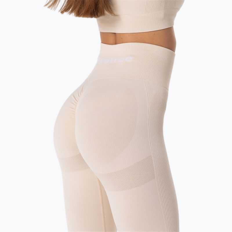 Легінси для тренувань жіночі Carpatree Allure Seamless cream beige 4