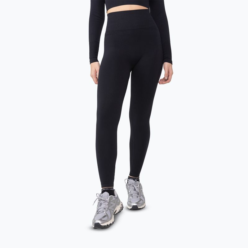 Легінси для тренувань жіночі Carpatree Dopamine Buzz Seamless obsidian black