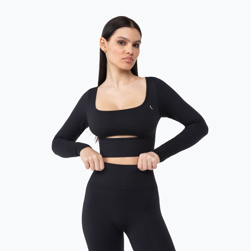 Легінси для тренувань жіночі Carpatree Dopamine Buzz Seamless obsidian black 7