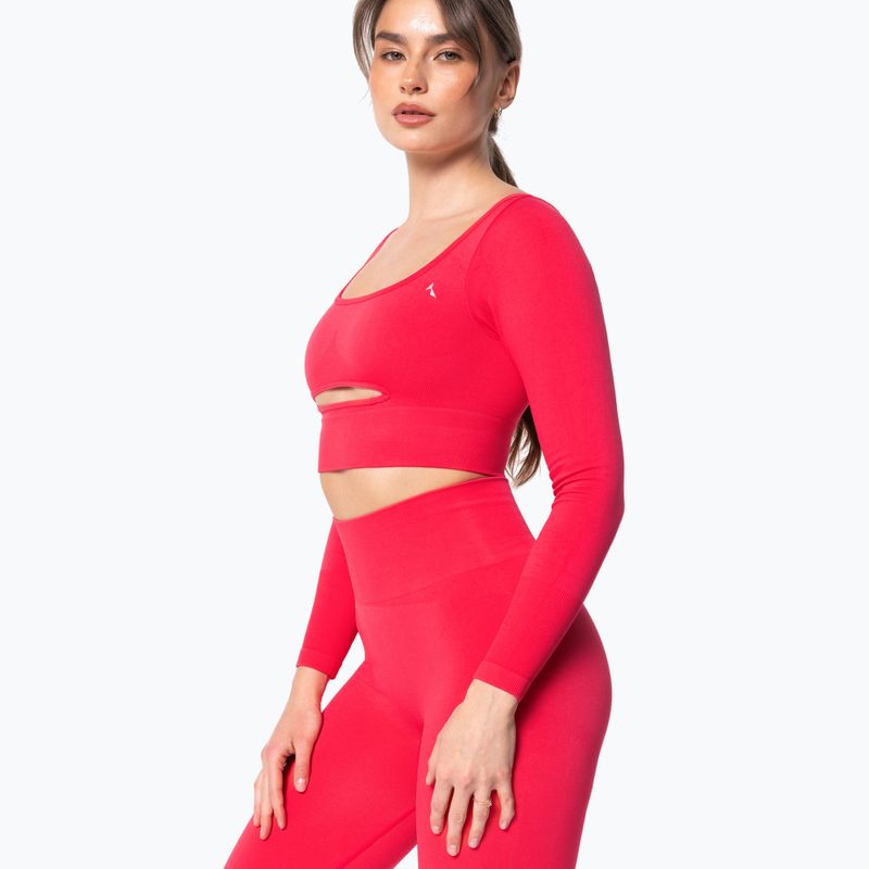 Лонгслів для тренувань жіночий Carpatree Dopamine Buzz Seamless coral paradise pink 5