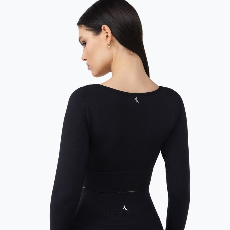 Лонгслів для тренувань жіночий Carpatree Dopamine Buzz Seamless obsidian black 6
