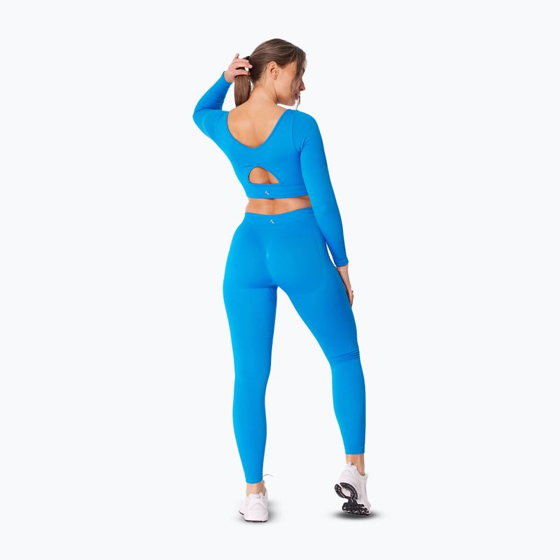 Лонгслів для тренувань жіночий Carpatree Eris Seamless electric blue 4