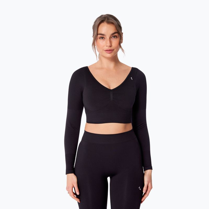 Лонгслів для тренувань жіночий Carpatree Eris Seamless orchid black