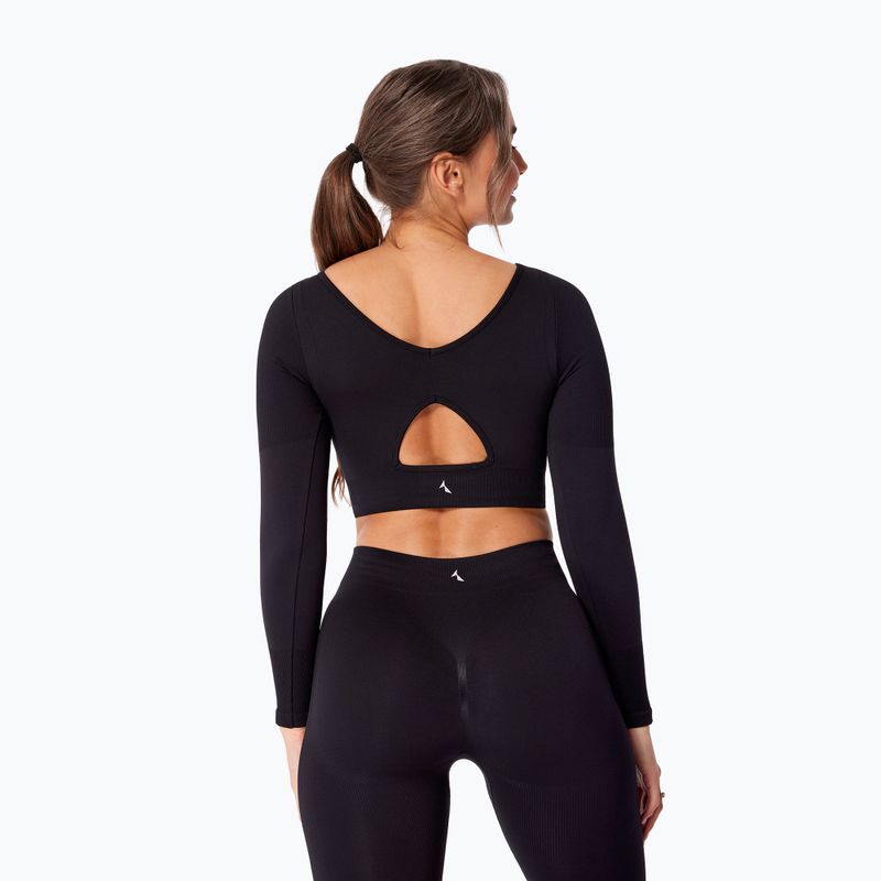 Лонгслів для тренувань жіночий Carpatree Eris Seamless orchid black 3
