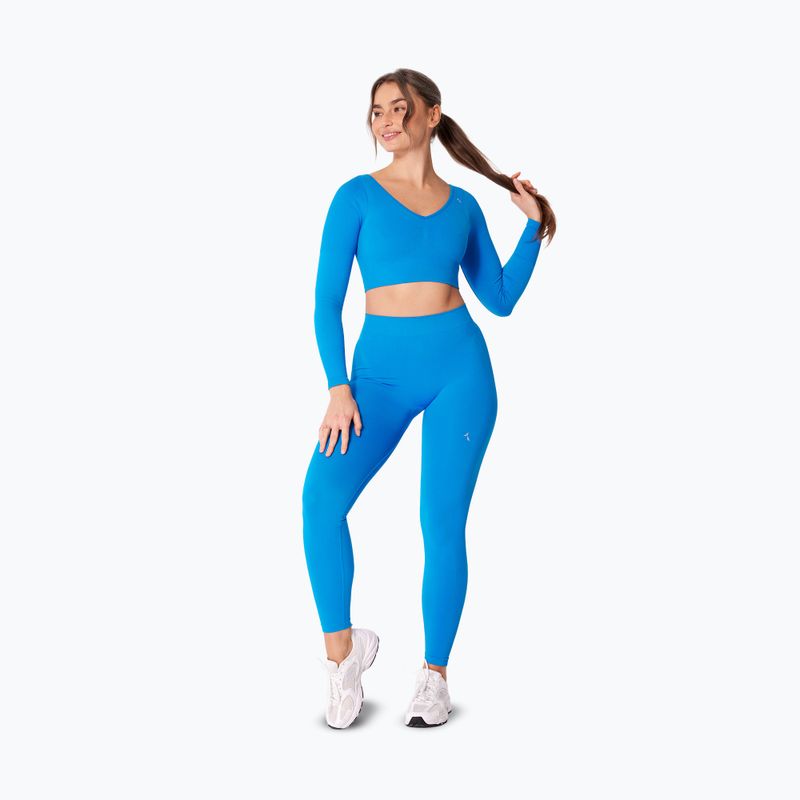 Легінси для тренувань жіночі Carpatree Eris Seamless electric blue 2