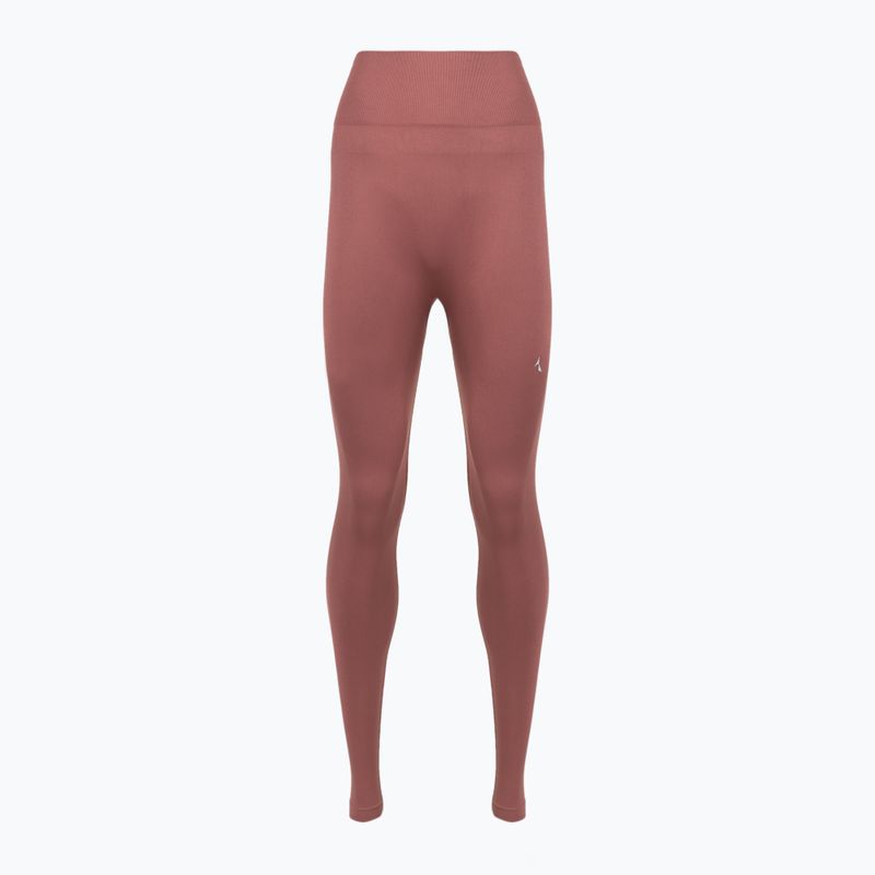 Легінси для тренувань жіночі Carpatree Dopamine Buzz Seamless rose/brown 6