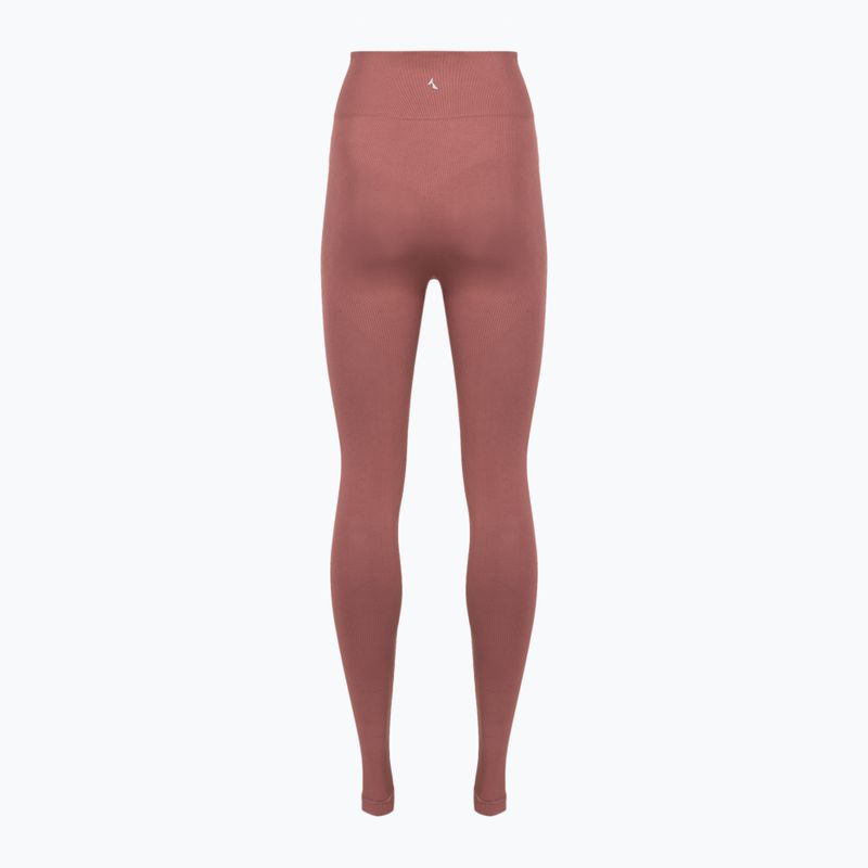 Легінси для тренувань жіночі Carpatree Dopamine Buzz Seamless rose/brown 7