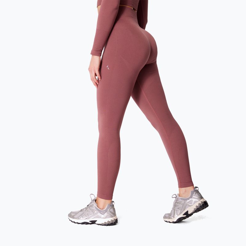 Легінси для тренувань жіночі Carpatree Dopamine Buzz Seamless rose/brown 4