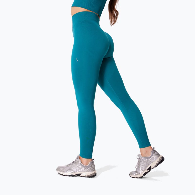 Легінси для тренувань жіночі Carpatree Dopamine Buzz Seamless petrol green 5