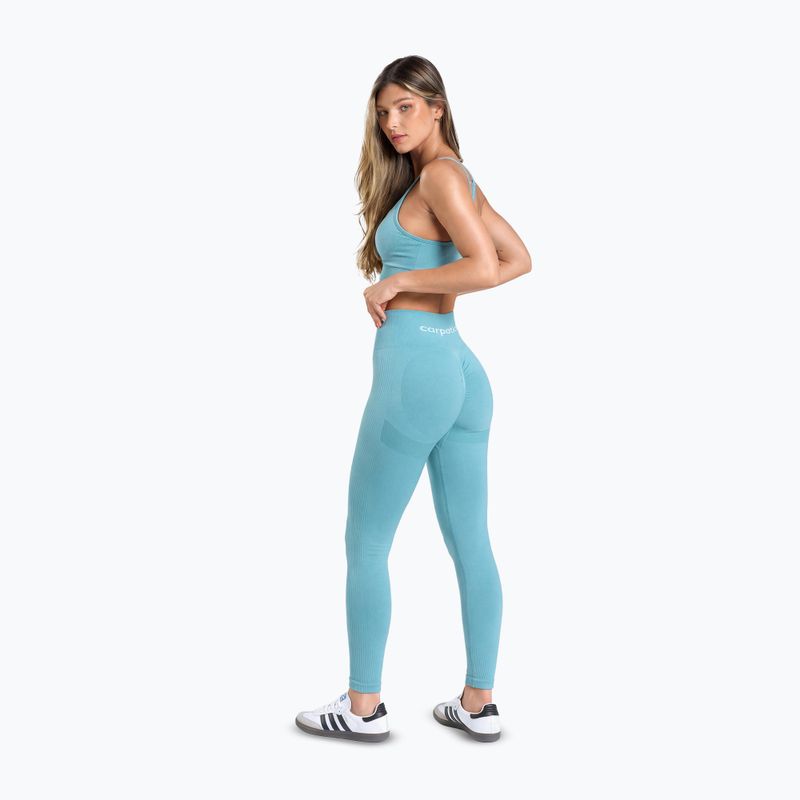 Легінси для тренувань жіночі Carpatree Allure Seamless milky blue 4