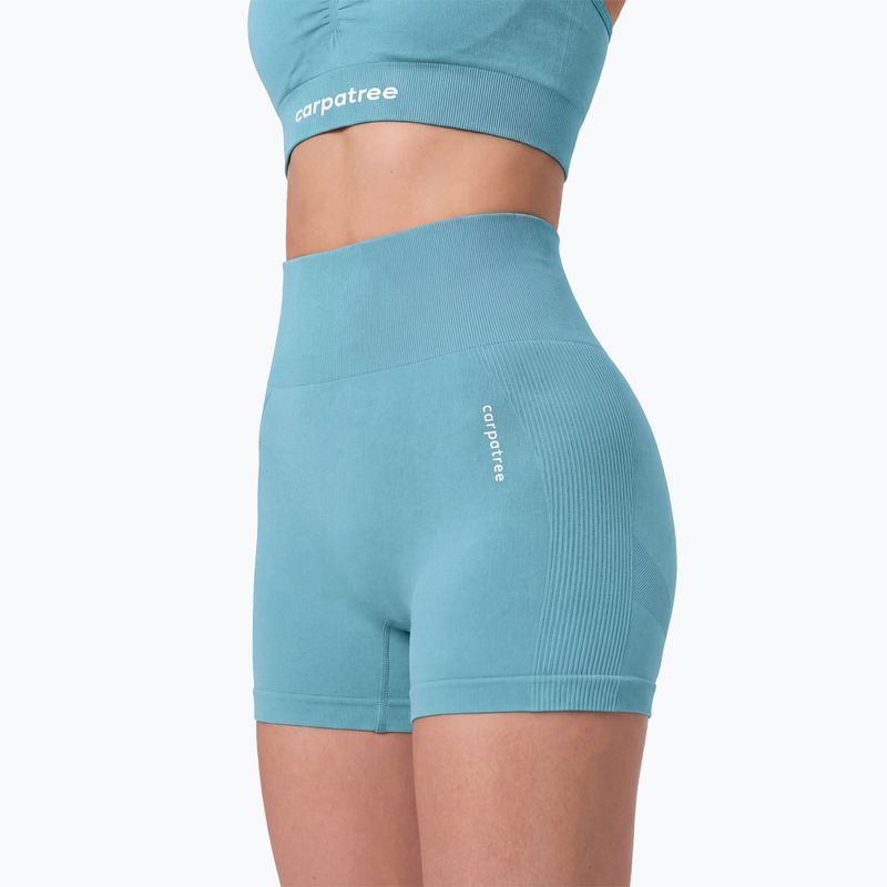 Шорти для тренувань жіночі Carpatree Allure Seamless milky blue 2
