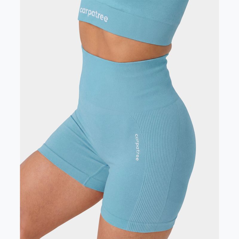 Шорти для тренувань жіночі Carpatree Allure Seamless milky blue 4